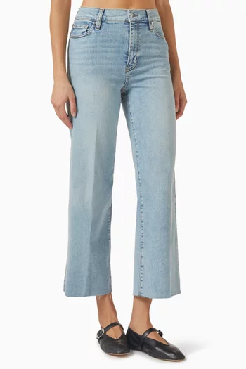 Le Slim Palazzo Crop Jeans