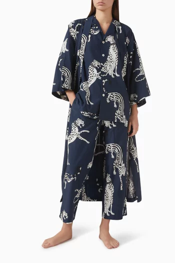 Casablanca Pyjama Set in Cotton-silk Blend