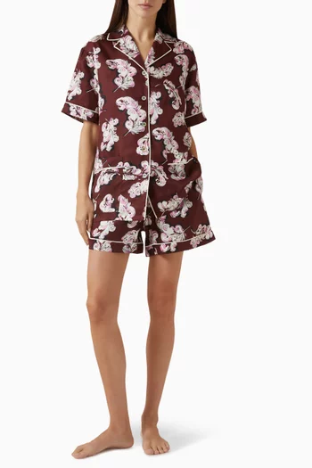 Ingo Pyjama Set in Silk Twill