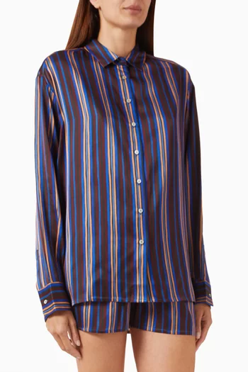 Maya Shirt in Silk Charmeuse