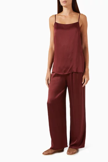 بلوزة بيسا ستان حريري