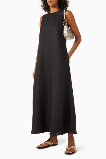 The Tallin Dress in Organic Linen