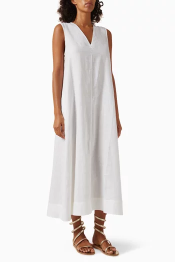 The Nisha Dress in Organic Linen