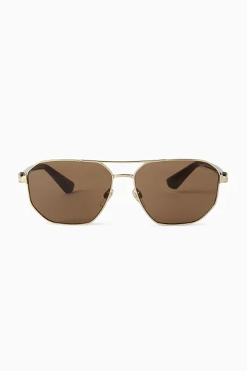 Aviators Sunglasses in Metal