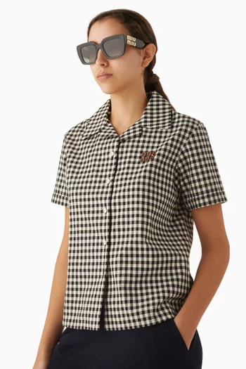 نظارة شمسية بإطار مربع أسيتات