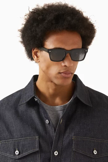 Ryce Square Sunglasses in Acetate