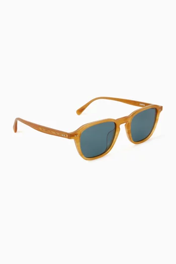 Emryn Rectangular Sunglasses in Acetate