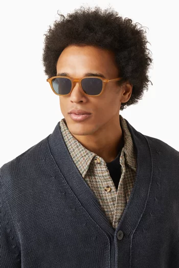 Emryn Rectangular Sunglasses in Acetate