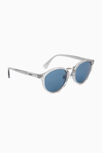 Round Sunglasses in Acetate