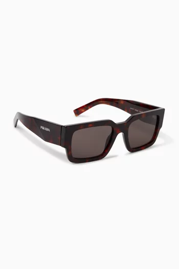 Rectangular Sunglasses in Acetate