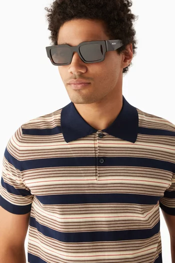 Rectangular Sunglasses in Acetate
