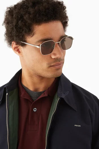 Square Sunglasses in Metal