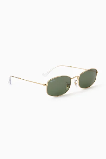 Irregular Sunglasses in Metal