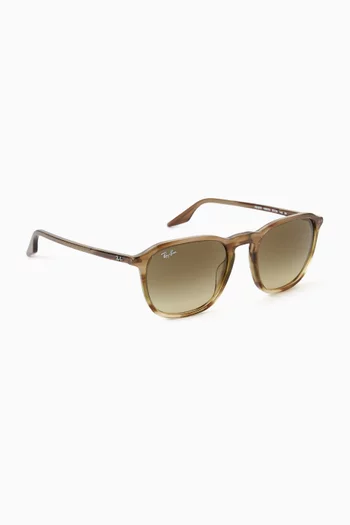 Square Sunglasses in Acetate