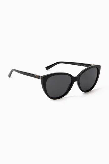Cat-eye Sunglasses in Acetate