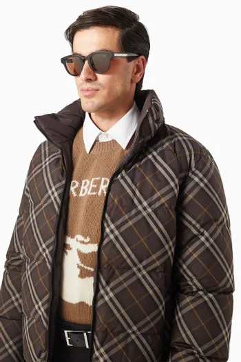 نظارة شمسية بإطار حرف D أسيتات