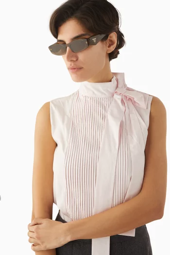 Oval Sunglasses in Acetate