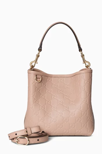 GG Emblem Small Bucket Bag