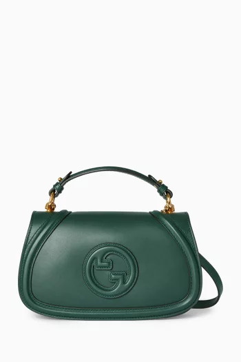 حقيبة بلوندي متوسطة بيد علوية جلد