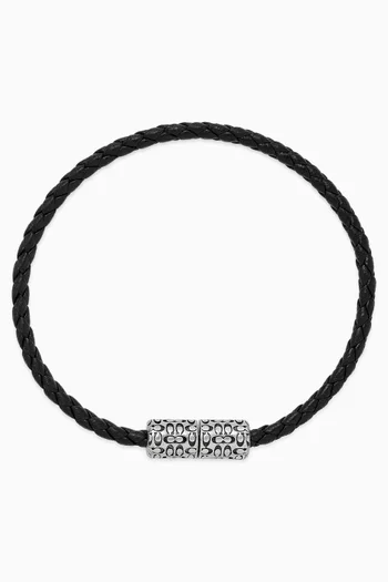 سوار مبطن بحرف C جلد