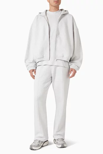 بنطال رياضي بحرف شعار الماركة قطن