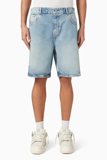 R10 Tailored Shorts in Denim