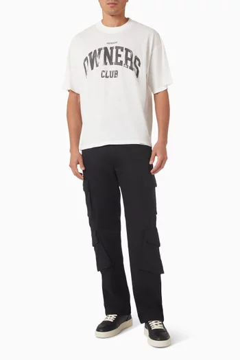 تي شيرت بشعار Owners Club‏ قطن