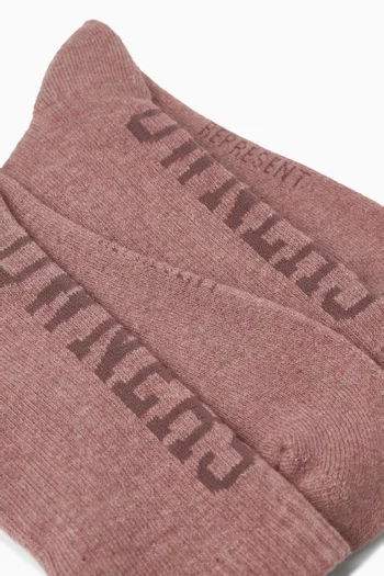 جوارب بطبعة Owners Club مزيج قطن