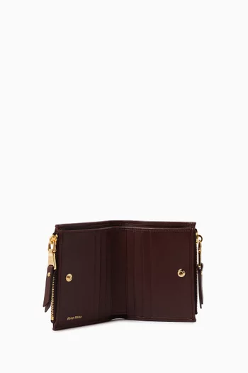 محفظة صغيرة جلد نابا مبطن