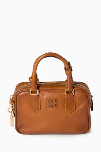 Arcadie Top-handle Bag in Leather