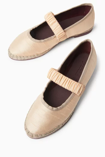 Mafalda Ballet Flats in Silk