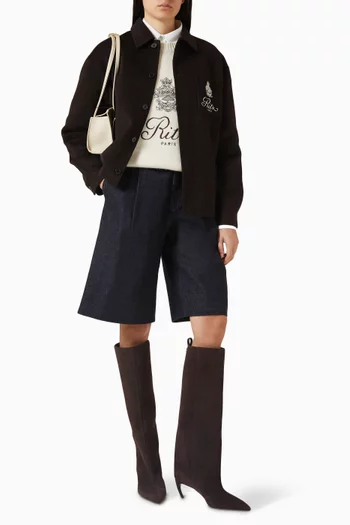 سترة كشمير فريم دينم × فندق الريتز