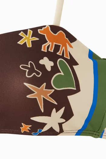 قطعة بيكيني علوية ماروك بتصميم باندو