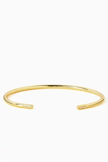 سوار أفا فضة إسترلينية مطلية بذهب عيار 14‏