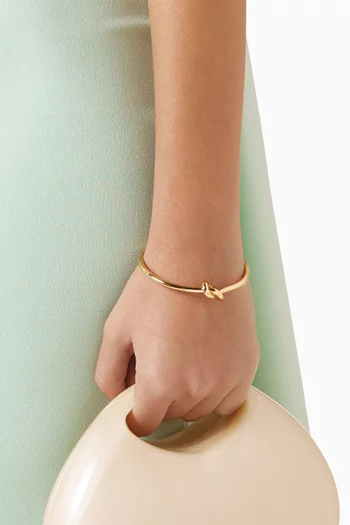 Knot Cuff Bracelet in 14kt Gold Vermeil
