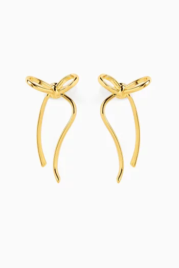 أقراط متدلية كارولين بتصميم عقدة