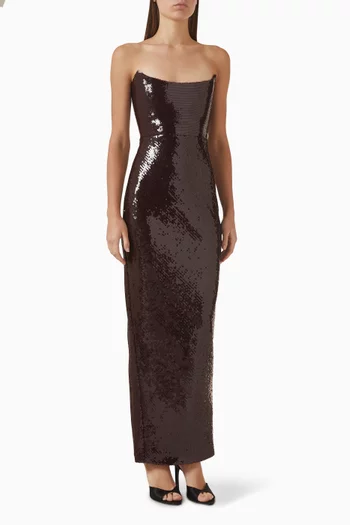 Venus Sequin-embellished Gown