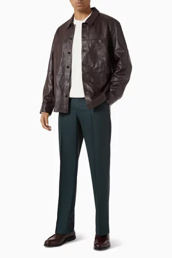 90’s Straight Pants in Viscose-blend