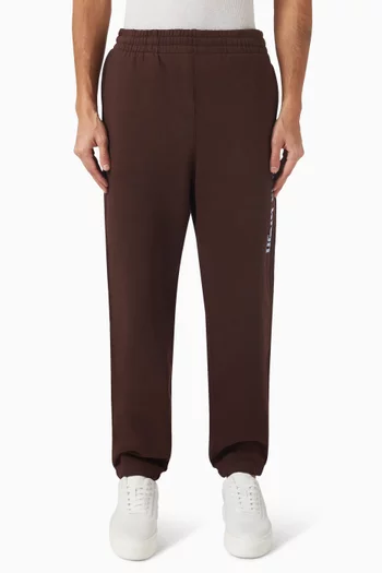Retro Graphic Sweatpants in Cotton-blend