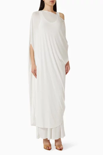 Moon Layered Drape Dress