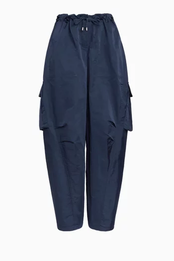 Cargo Pants in Silk Blend