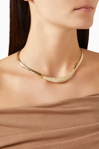 قلادة بحلقات مسطحة من الثمانينيات