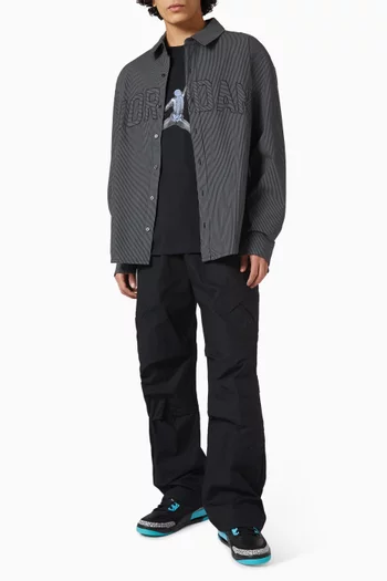 قميص فلايت أكسفورد مزيج قطن