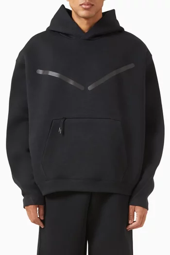 Tech Reflective Hoodie in Fleece