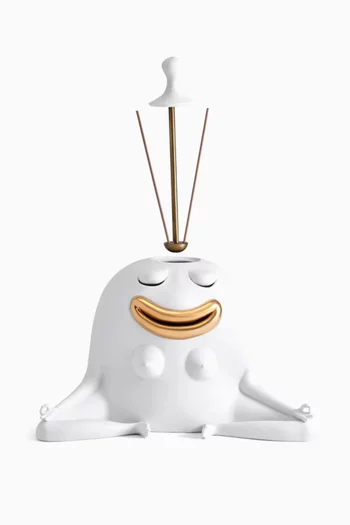 مبخرة مدياتور بورسلين مطلي بذهب عيار 24 ضمن مجموعة هاس