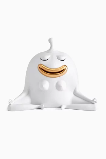 مبخرة مدياتور بورسلين مطلي بذهب عيار 24 ضمن مجموعة هاس