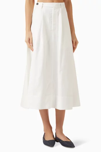 Sartorial Monili Skirt in Twill