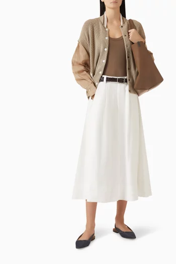 كارديغان نسيج إنجليزي مضلع وقطن