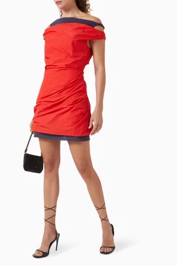 فستان أطلس قصير