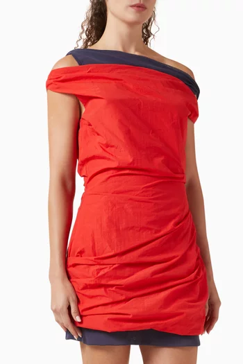 فستان أطلس قصير